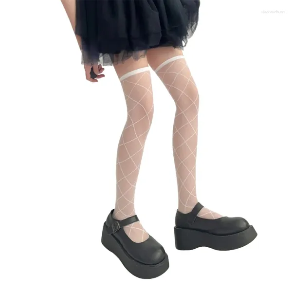 Frauen Socken Damen Sexy Oberschenkel Hohe Kawaiis Cosplays Overknee Lange Röhre Seide Nylonstrümpfe