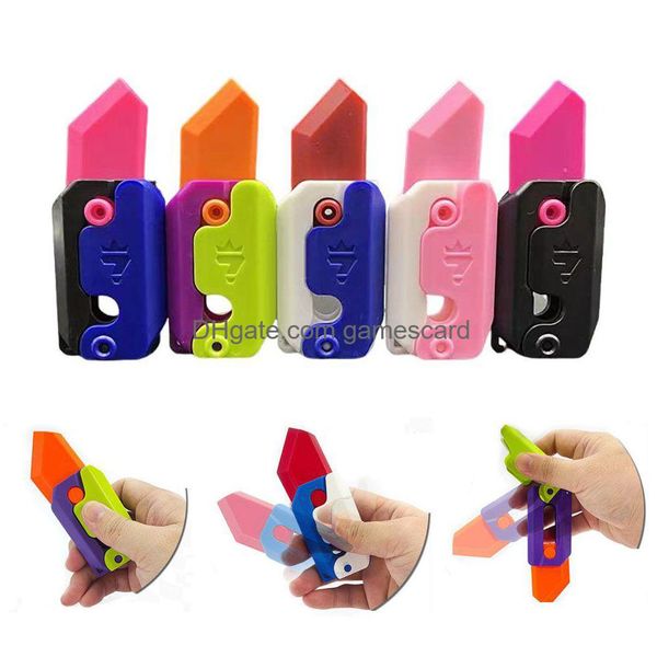 Dekompresyon oyuncak 3d baskılı turp bıçağı plastik havuç duyusal fidget oyuncakları kaygı oyuncak oyuncak çocuklar için adts desen dağıtım oyuncakları hediyeler dhoaz