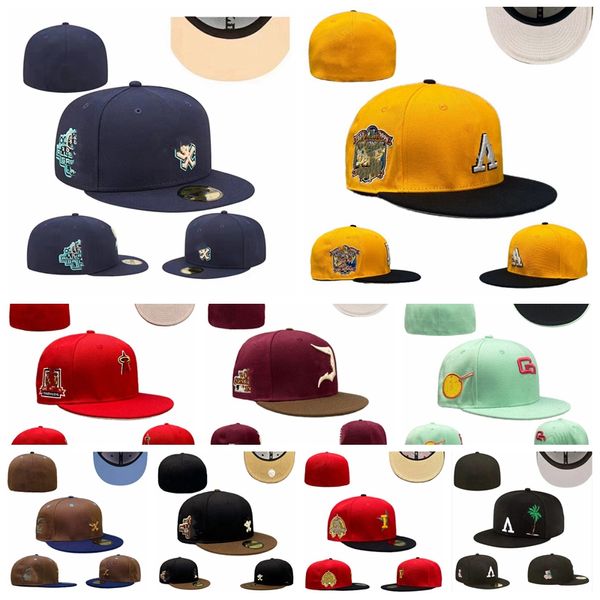 Unisex Outdoor all'ingrosso Moda snapbacks Berretto da baseball cappello a secchiello Messico All Team utdoor Sport Ricamo Punto Cuore Trambusto Fiori nuova era Cappelli aderenti taglia 7-8