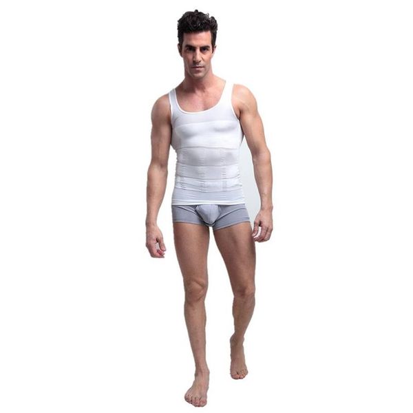 Shapers de corpo masculino shaper emagrecimento undershirt coletes de compressão queimador de gordura camisa cintura volta apoio barriga espartilho261w