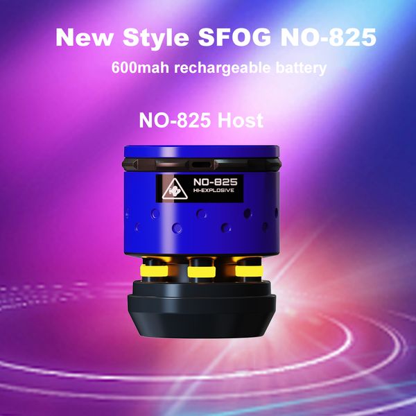 nuovo stile flusso d'aria batteria a voltaggio regolabile SFOG NO-825 controllo del flusso d'aria regolabile batteria ricaricabile integrata da 600 MAH USB TYPE-C 11 colori disponibili