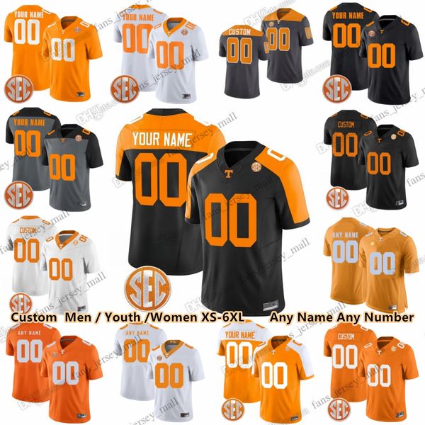 Personalizado 2023 College Tennessee Voluntários Camisas de Futebol Joe Milton III Jaylen Wright Esquilo Branco Alvin Kamara Aaron Beasley Nico Iamaleava Jabari Small Berry