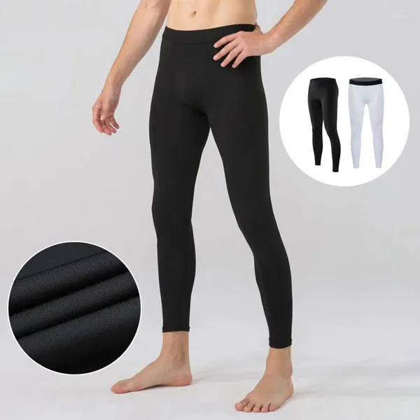 Conjuntos de corrida calças esportivas masculinas de secagem rápida respirável treinamento de fitness calças de basquete alta elástica leggings collants compressão