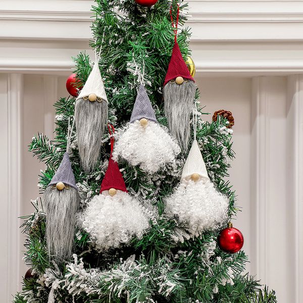 Безликий кулон для пожилых людей, украшения для рождественской елки, принадлежности для украшения сцены, кулон-кукла