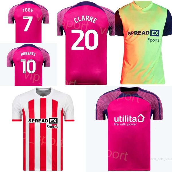 Équipe du club 7 Maillots de football BELLINGHAM 39 EKWAH 21 PRITCHARD 32 HUME 10 ROBERTS 20 CLARKE 24 NEILL 5 BALLARD Kits de maillots de football 2023-24 Sport personnalisé SangDeLan