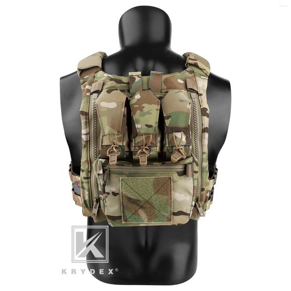 Jagdjacken Krydex 2023 Adapt Plate Carrier Back Panel MOLLE YKK Reißverschluss Banger für FCPC V5 500D Nylonweste