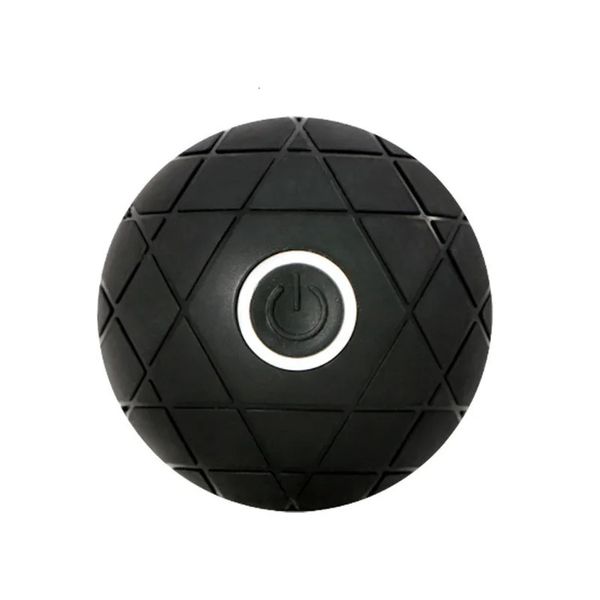 Yoga topları Titreşimli ayak masaj topu yüksek yoğunluklu basınç silindiri elektrikli şarj edilebilir kas gevşeme kapalı fitness ekipmanı 231027