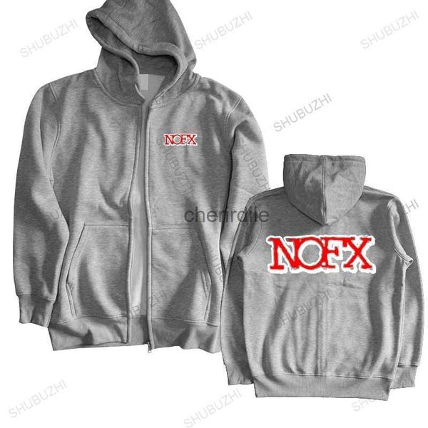 Herren Hoodies Sweatshirts Neu angekommene Männer Herbst Frühling Hoodies Nofx Rock Band Pop Metal s Bottoming Marke Casual Homme Baumwoll-Sweatshirt YQ231027