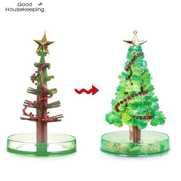 Altri articoli per feste per eventi 3 tipi 14 cm Magic Growing Christmas Tree Fai da te Divertente regalo di Natale Giocattolo per adulti Bambini Home Festival Decorazioni per feste Puntelli Mini albero 231027