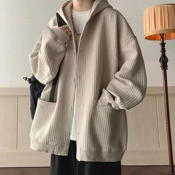 Felpe con cappuccio da uomo Felpa di alta qualità Versione coreana Con cappuccio Coppia Cappotto Ins Hop Addensato Harajuku Uomo Donna Giacca Oversize M-2XL