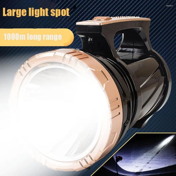 Lanternas Tochas Multi-funcional Brilhante LED Forte Tocha de Alta Potência Longo Alcance Portátil Searchlight Lâmpada Recarregável Fogo