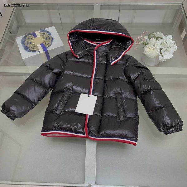 Nuovo piumino per bambini di alta qualità Cappotto per bambini imbottito in piumino d'anatra bianco Taglia 110-160 Caldo con cappuccio per bambini Abbigliamento invernale Oct25