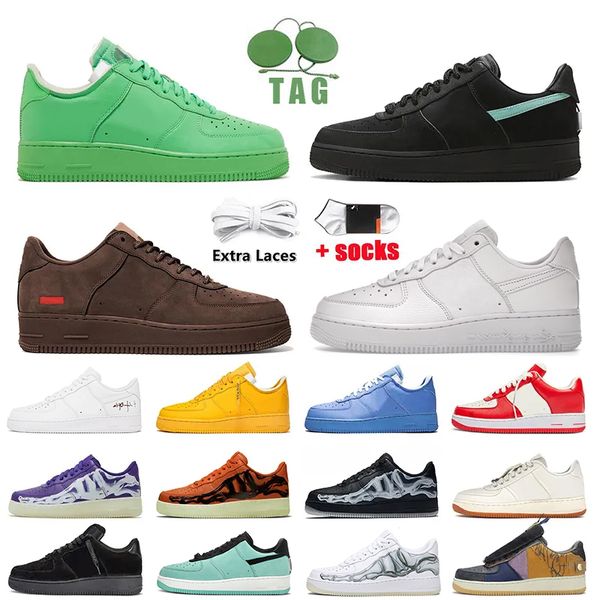 Off White Nike Air Force 1 Shadow Sapatos femininos masculinos casuais University Gold LX UV Reativo Stussy Bege Hare Space Jam Supreme Travis Scott tênis tênis