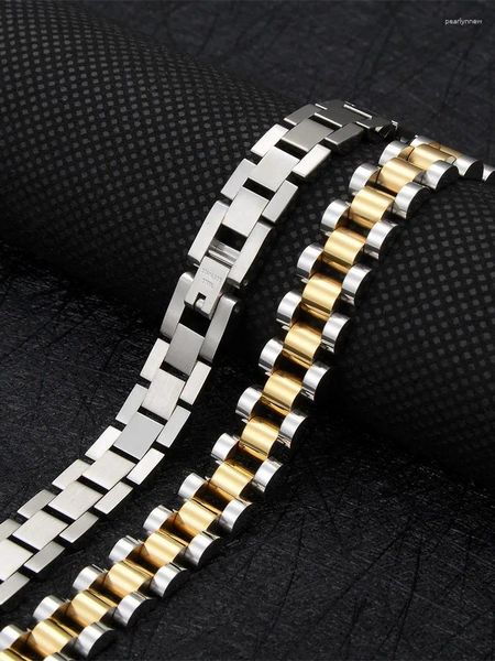 Correntes Relógio Banda Colar Feminino Versátil Luz Luxo Alto Grau Titânio Aço