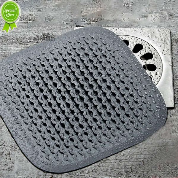 Scarico a pavimento in silicone Filtro per capelli Catcher Tappo per filtro per lavello da cucina Tappo per filtro per doccia Vasca da bagno Coperchio per filtro Forniture per il bagno