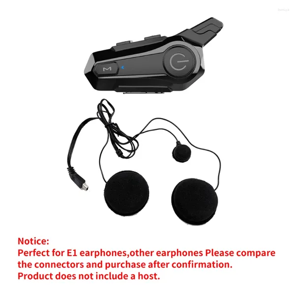Capacetes de motocicleta Capacete Bluetooth Headset Microfone Acessórios de alto-falante para capacete completo