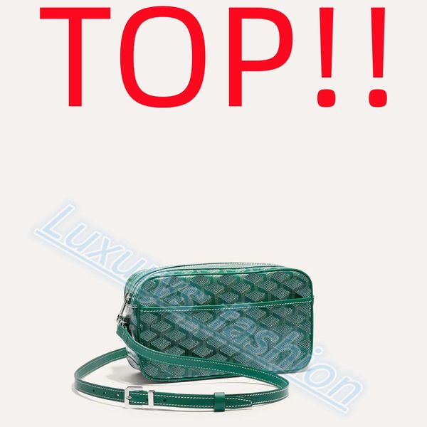 PRINCIPAL.Corpo Cruzado VERDE.Câmera CAP PM Bag Designer Bolsa Bolsa Hobo Satchel Clutch Evening Shopping Tote Bags Pochette Accessoires