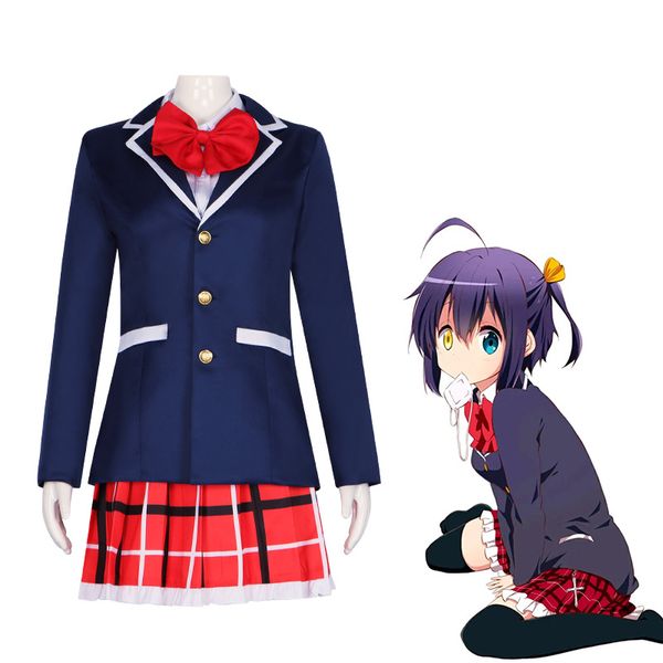 Segunda doença também quer se apaixonar, Takanashi Rikka, Dekomori Sanae cosplay fantasias de Halloween