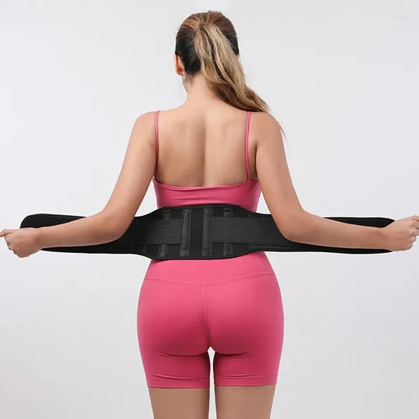 Bel desteği artı boyutta vücut şekillendirici spor salonu fitness eğitmeni ayarlanabilir kemer ince korse ter gövdesi kayış yoga göbek shapewear