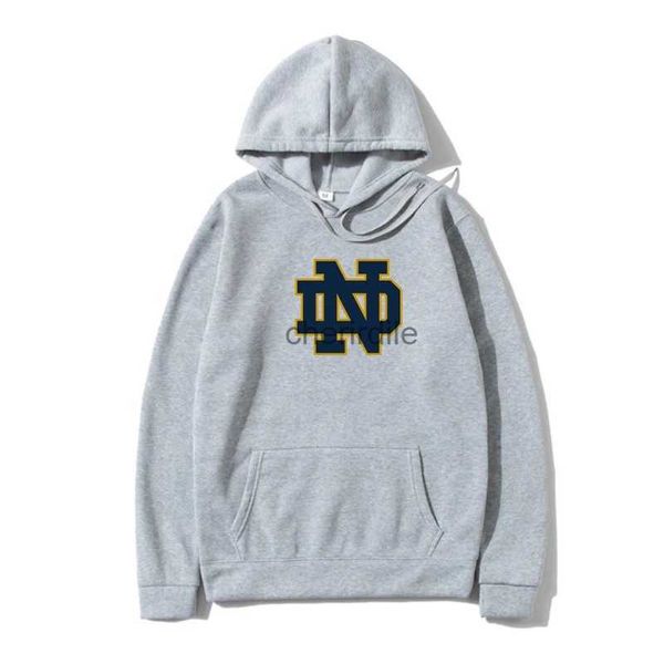 Felpe con cappuccio da uomo Felpe con cappuccio NOTRE DAME FIGHTING IRISH Retrno Capispalla vintage Autunno S-3X Spedizione gratuita Bes Vendita tinta unita YQ231027