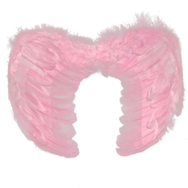 Acessórios de fantasia asas de penas de fada anjo para crianças festa de halloween branco preto rosa vermelho entrega de vestuário trajes cosplay dhrgb