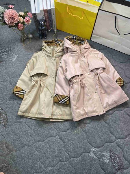Yeni Sonbahar Kids Ceket Elastik Bel Bandı Tasarımı Bebek Ceket Beden 100-160 Sıcak Velvet Kapüşonlu Kız ve Erkek Oct25