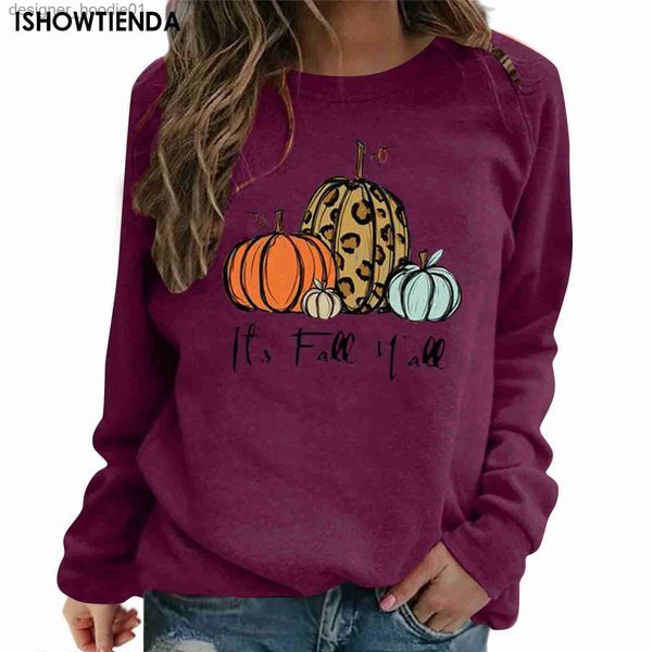 Felpe con cappuccio da uomo Felpe da donna Moda Halloween T-shirt a maniche lunghe Felpa Ragazza Harajuku Abbigliamento vintage 3d Zucca Cute Cat Stampato Felpe con cappuccio femminile L231027