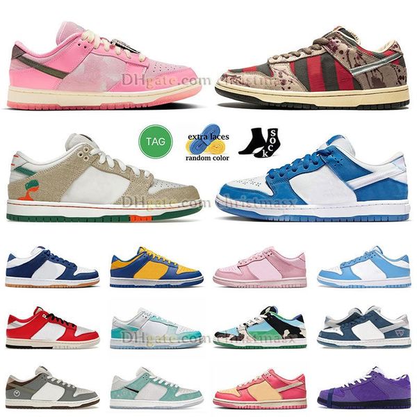 2023 Neue Top-Laufschuhe Geode Teal Freddy Krueger April Skateboards Red Panda Herren Damen Sneakers Chunky Chicago Split Jarritos Cork Outdoor-Trainer Große Größe 48