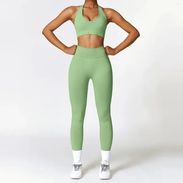Женские леггинсы MODITIN 2023, зимнее поступление, женский спортивный комплект для фитнеса, красивый бюстгальтер, топы с высокой талией, узкие брюки с эффектом пуш-ап, спортивная одежда