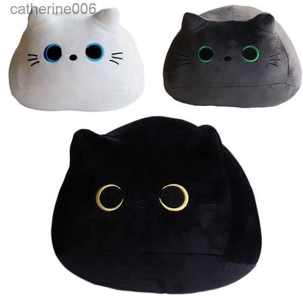 Animali di peluche ripieni Kawaii Gatto nero Circa 8 cm Cuscino Peluche Bambola Giocattoli Simpatici Regali di alta qualità per Ragazzi Ragazze Amici Decorano i bambiniL231027