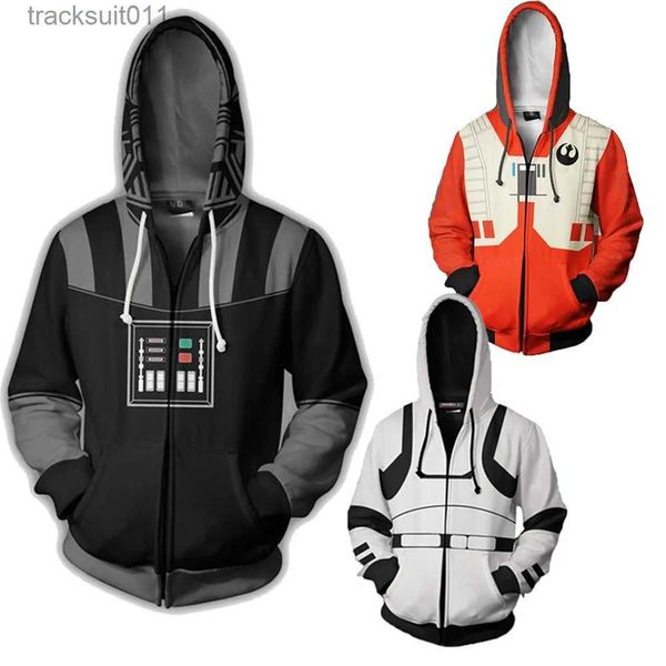 Anime Kostüme 2019 Star Comes Herren Kleidung Sweatshirts Cosplay Zipper Hoodies Mode 3D Print Harajuku Herren Jacke Jungen Mantel L231027