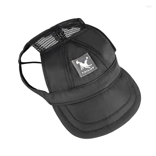 Abbigliamento per cani Berretto da baseball per animali domestici Cappello estivo in rete traspirante con visiera Cappello per copricapo da esterno regolabile con fori per le orecchie Forniture