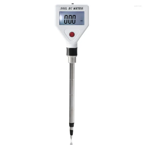 Измеритель EC почвы 0-1999Us/см, высокоточный металлический зонд, тестер проводимости ATC, детектор для цветов, сельскохозяйственных угодий