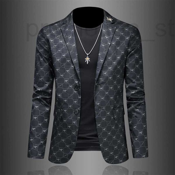 Vestes pour hommes Designer 2023 Automne Nouveau costume manteau version coréenne petite veste brodée grande tenue SR1Z