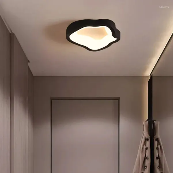 Deckenleuchten nordische minimalistische LED -Lampe für Wohnzimmer Schlafzimmer Flurer Gang Cloakroom Balkon Innenleuchten Beleuchtung Leuchten