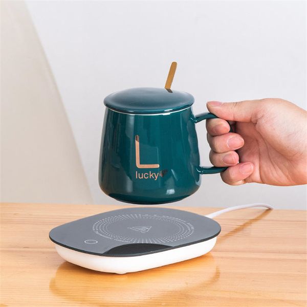 Электроника керамическая умная USB посуда для чая, кофе, напитков, кухонная утварь, термостатическая чашка с подогревом, кофейная чашка, термос, чашка
