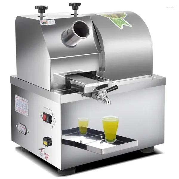 Juicers comercial espremedor de cana-de-açúcar desktop bateria elétrica de aço inoxidável extrator de máquina de imprensa de cana-de-açúcar