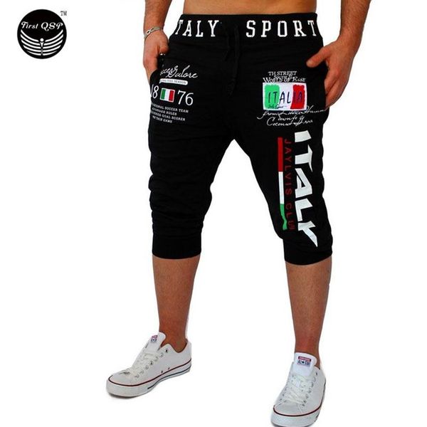 Bütün Kısa Mens Spor Salonu Tayt Sıkıştırma Bermuda Basketbol Kısa Spor Salonu İtalya Tasarım Tasarım Sport Erkekler Homme Surf Short2057