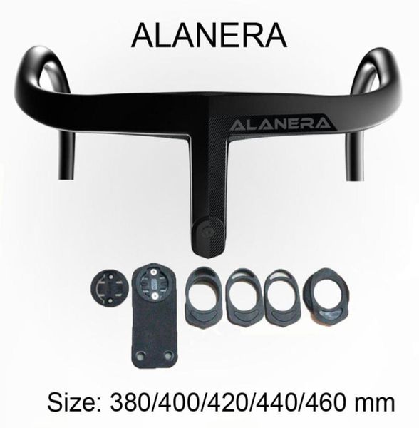 2022 ALANERA Paint Carbon Road Handlebar Суперлегкий встроенный руль для вилки диаметром 286 мм с проставками 3804004204406200766