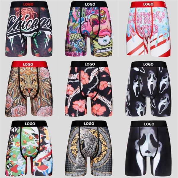 Designer de verão nova moda masculina menino cuecas unissex boxers alta qualidade shorts calças roupa interior secagem rápida com pacote swimwear235z