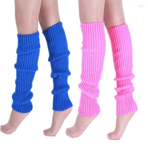 Frauen Socken Socke Sexy Über Knie Strümpfe Fluoreszierende Helle Farbige Wolle Gestrickte Fuß Abdeckungen Winter Weiche Leggings