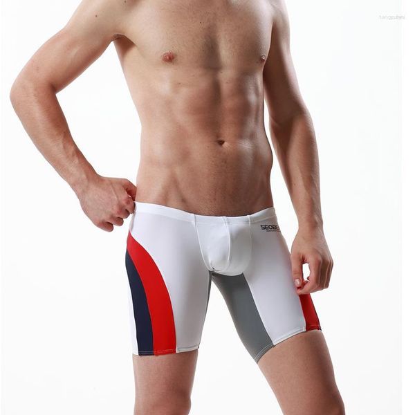 Herren-Shorts, Herren-Strumpfhose, Board-Männer, lange Boxer, Strand, Fitness, Surfen, Strandbekleidung, schnell trocknende Badehose