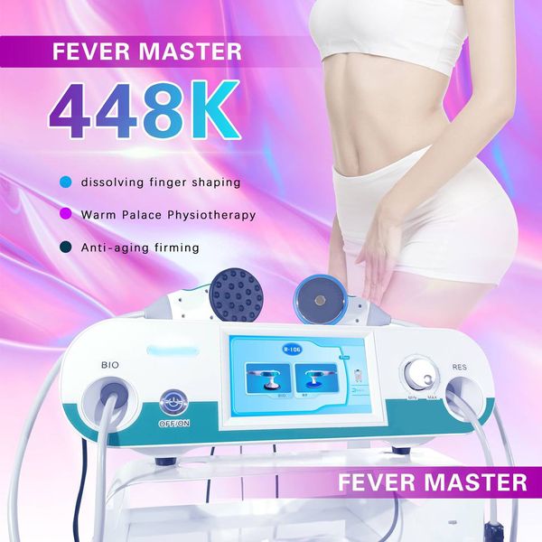 Professionelles Deep Fever Master 448-kHz-Fettentfernungs-Anti-Aging-Gerät mit Temperaturregelung RET BIO Diathermy Beauty Body Management-Gerät