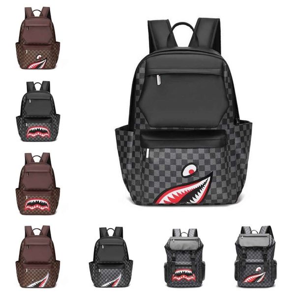 2024 mochila estilo marca de moda masculina computador mochila nova tendência versão coreana casual grande capacidade mochila estudante 231027