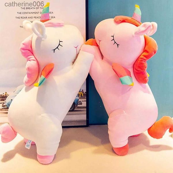 Gefüllte Plüschtiere Kawaii Pferd Plüsch 30/40 cm Weiche Angefüllte Kuschelpuppen Tier Begleitspielzeug Kinder Mädchen Geburtstagsgeschenke 231228