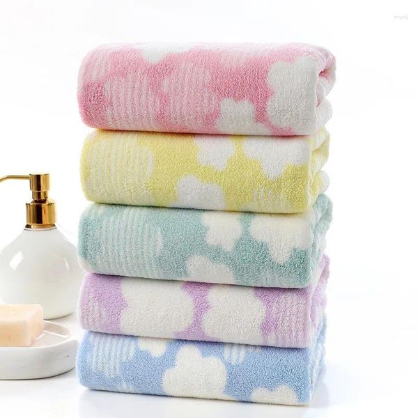 Havlu büyük mercan kadife kuru saç mikrofiber yüzme el banyo set banyo iki tek