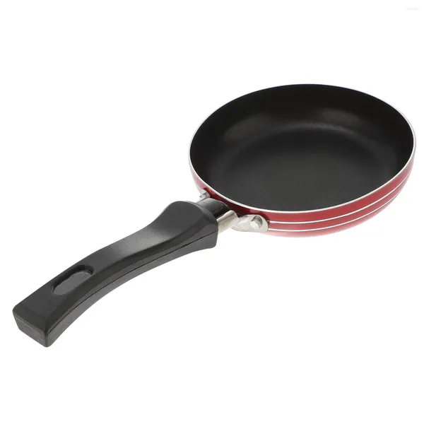 Panelas 12cm pequeno antiaderente frito ovo pan omelete fritar panqueca bife fabricante de café da manhã cozinha panelas cor aleatória