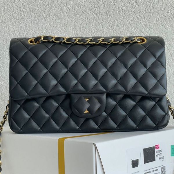 Designer-Tasche, Umhängetasche, schwarze Tasche, Tasche für Damen, Designer-Geldbörsen, Damen-Designer-Tasche, Handtaschen aus echtem Leder, teure hochwertige Modetaschen mit Kettengitter.