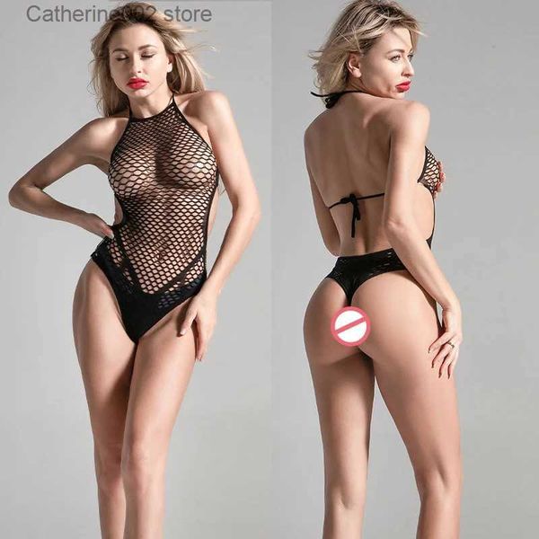 Сексуальный комплект женский Come Porno Bodystocking Мужчины и женщины Пара Erotrn Babydoll Dress Горячий кружевной открытый бюстгальтер Женский Come Porno Bodystocking T231027