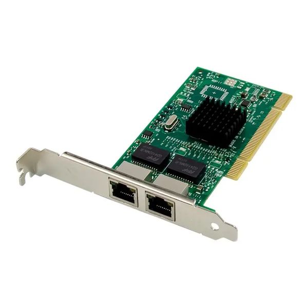 PCI PRO / 1000MT 82546EB Adaptador de servidor de porta dupla RJ45 Servidor Gigabit Placa de rede Controlador Ethernet